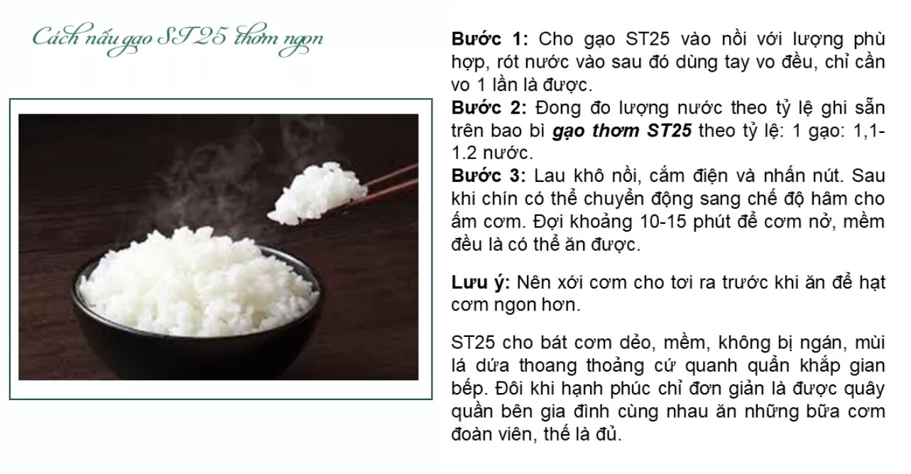 Vua Gạo ST25 ( Túi 5kg )