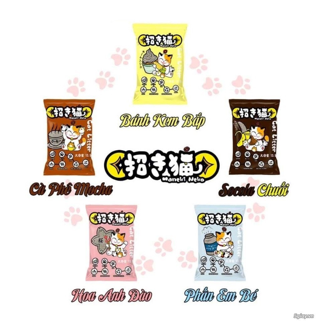 < Cát Vệ Sinh> CÁT Mèo Maneki Neko