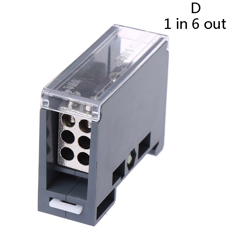 150A Din Rail Terminal Block Distribution Box One in Multiple out Universal Power Junction Box for Circuit Breaker. 