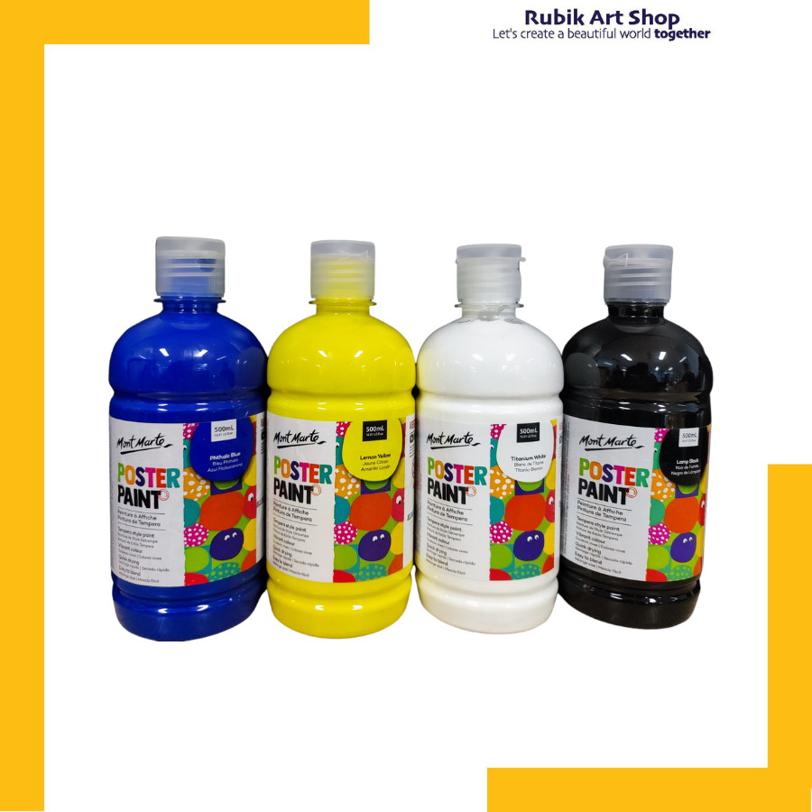 [Rubik Art] Màu Poster Paint Mont Marte 500ml