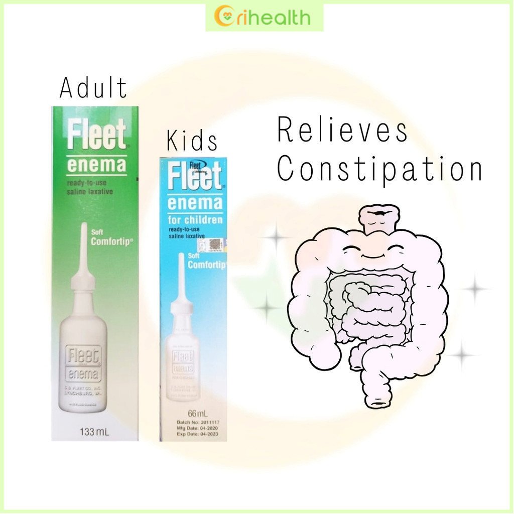 [Adult | Kids ] FLEET ENEMA SALINE LAXATIVE Relieves Constipation | Lazada