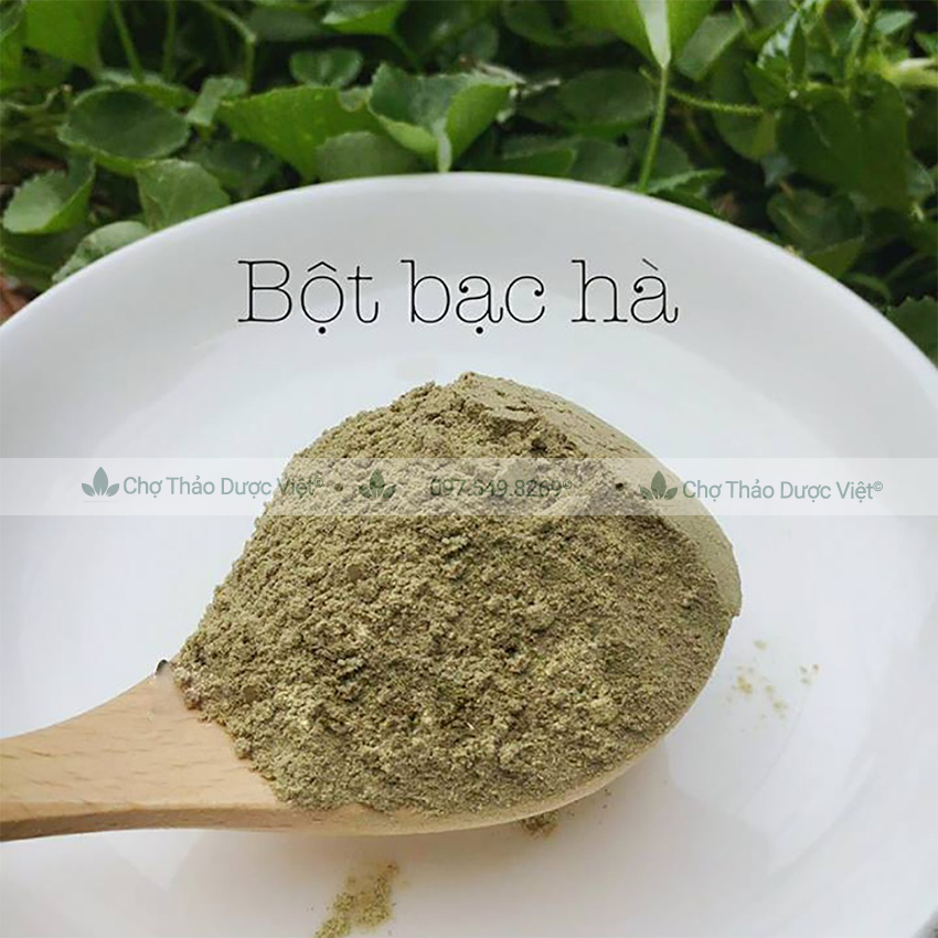 Bột bạc hà sấy lạnh 100g ( Bột lá bạc hà khô)- Chợ Thảo Dược Việt