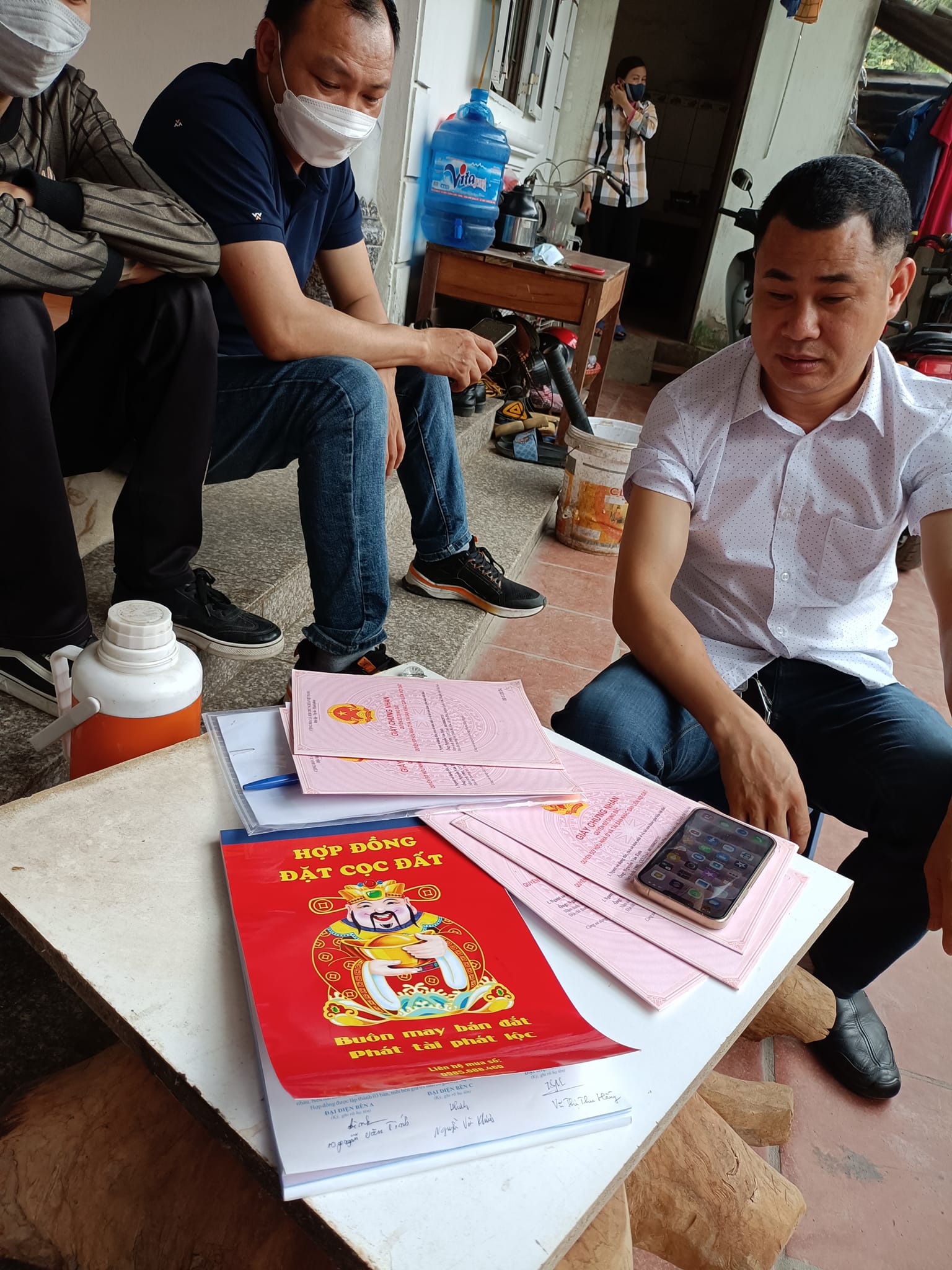 Hợp Đồng Đặt Cọc Nhà Đất 3 Liên Mẫu