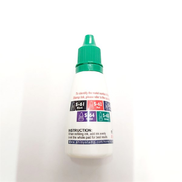 Mực Con Dấu Shiny S65 Xanh Lá