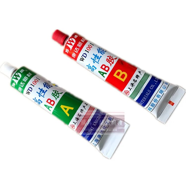 【Fast and Free Delivery】 Authentic Shanghai Kangda Ab Gum Wanda Ab Gum Kangda New Material High Performance Structural Ab Gum Wd1001 Net Weight 80g