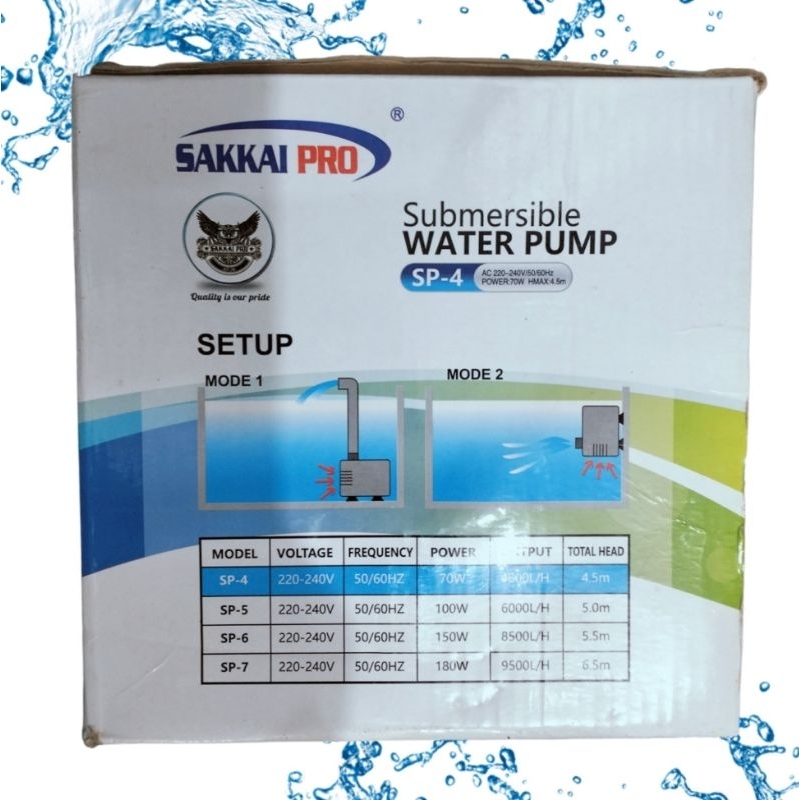 SAKKAI PRO SP 4 Pompa kolam air mancur energy saving
