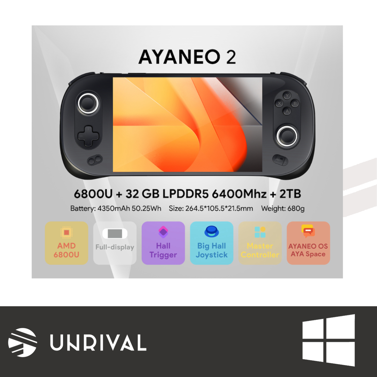 Ayaneo 2 Ryzen 7 6800U 2TB 32GB (Starry Black) - Unrival | Lazada ...