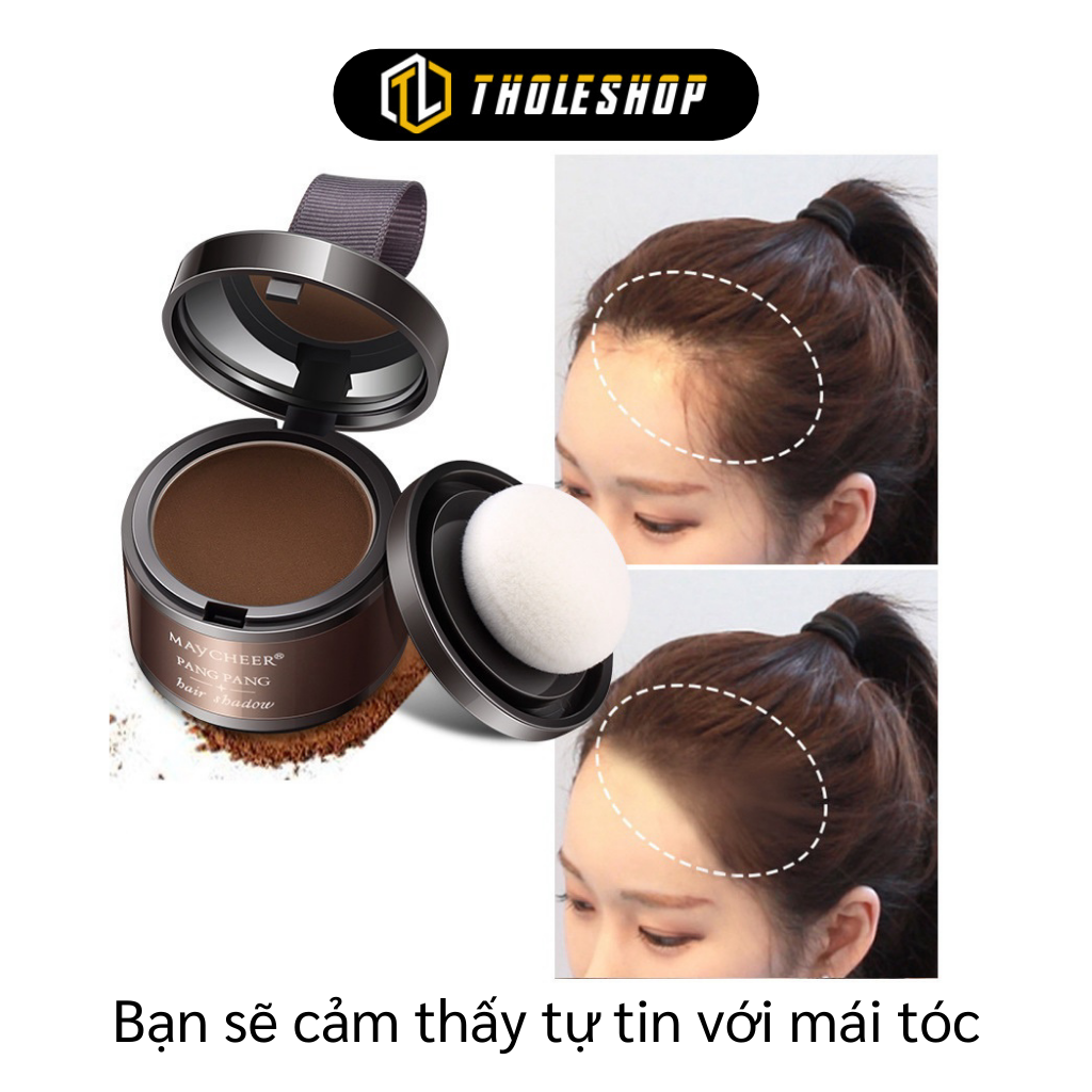 Phấn phủ chân tóc Maycheer - Phấn che khuyết điểm tóc hói, phủ bạc, phủ chân mày - Phấn phủ che tóc da đầu