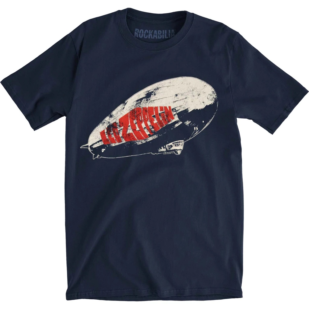 Hot sale Zeppelin LED Band T-shirt Union Jack Official Merchandise T-shirt - Adult T-shirt - Men's T-shirt Adult clothes