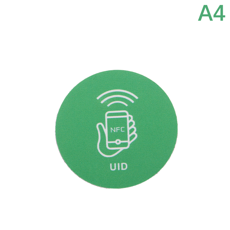RFID Rewritable Sticker Keytag Anti Metal Interference Label Writable Key Token Tag Card Duplicate.