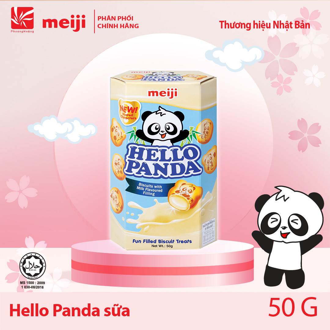 [ BÁNH GẤU MEIJI ] Hello Panda 40g 6 vị