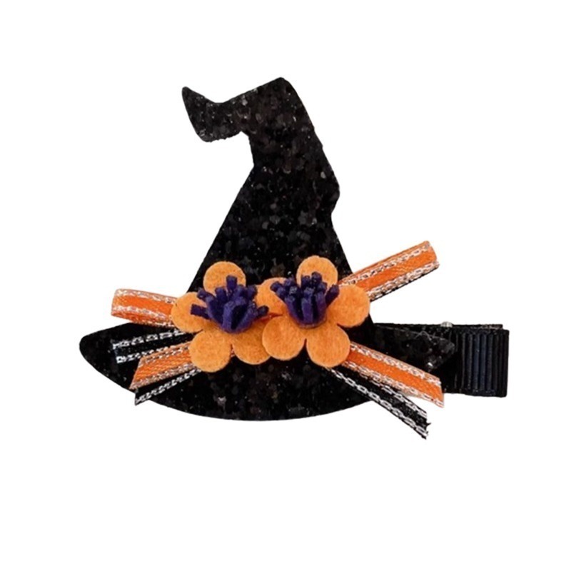 Kẹp tóc đính nơ trang trí lễ hội halloween mới