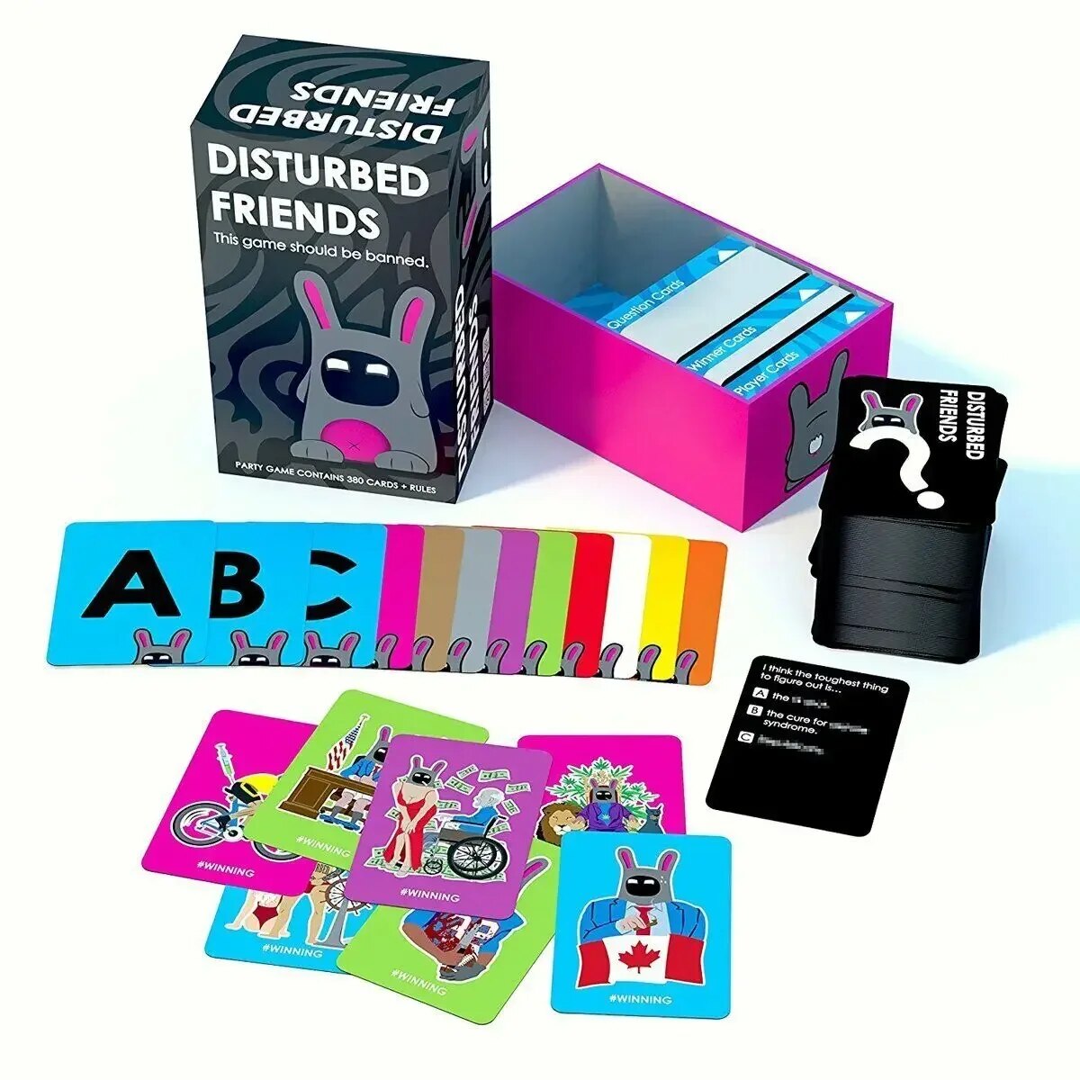 Disturbed Friends Board Game Card Game