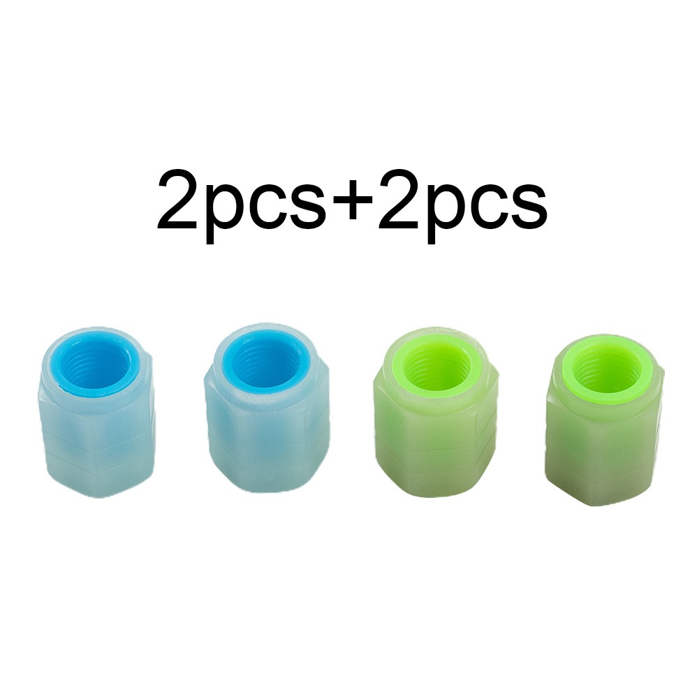 MileAuto Eye Catching Blue+Green Tire Valve Stem Covers Easy to Install Universal Fit Fast Delivery