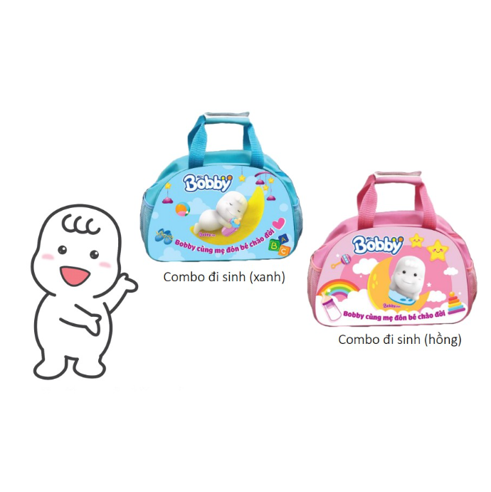 [SALE GIỮA THÁNG tặng QUÀ TO-SLCH][Mới] Combo Bobby mẹ đi sinh 8 món_Màu xanh