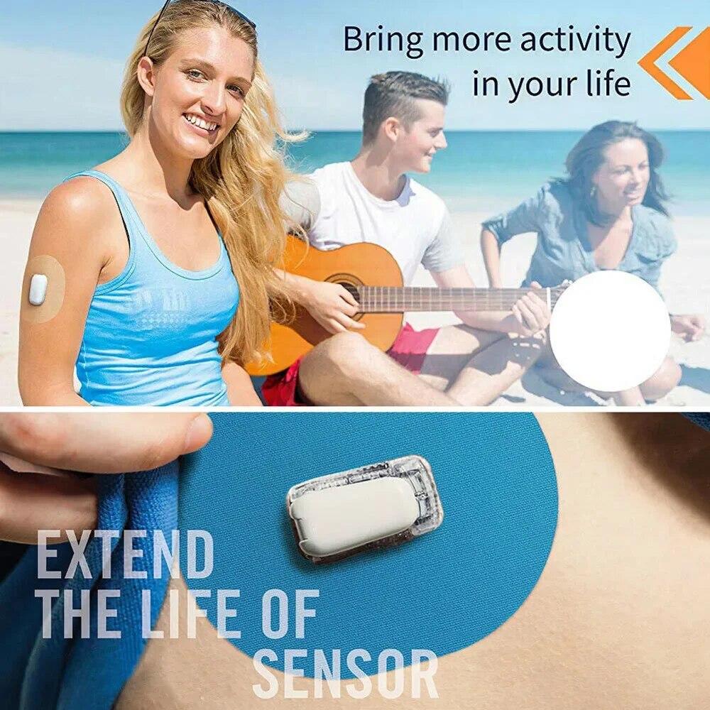 Sport Sensor Patches for G4 G5 Waterproof Adhesive Patch for Dexcom G6 Latex Hypoallergenic Adhesive Waterproof Latex-free. 
