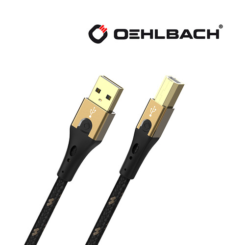 Dây cáp tín hiệu usb 2.0 dành cho dac, music server, dài 1m oehlbach usb primus b