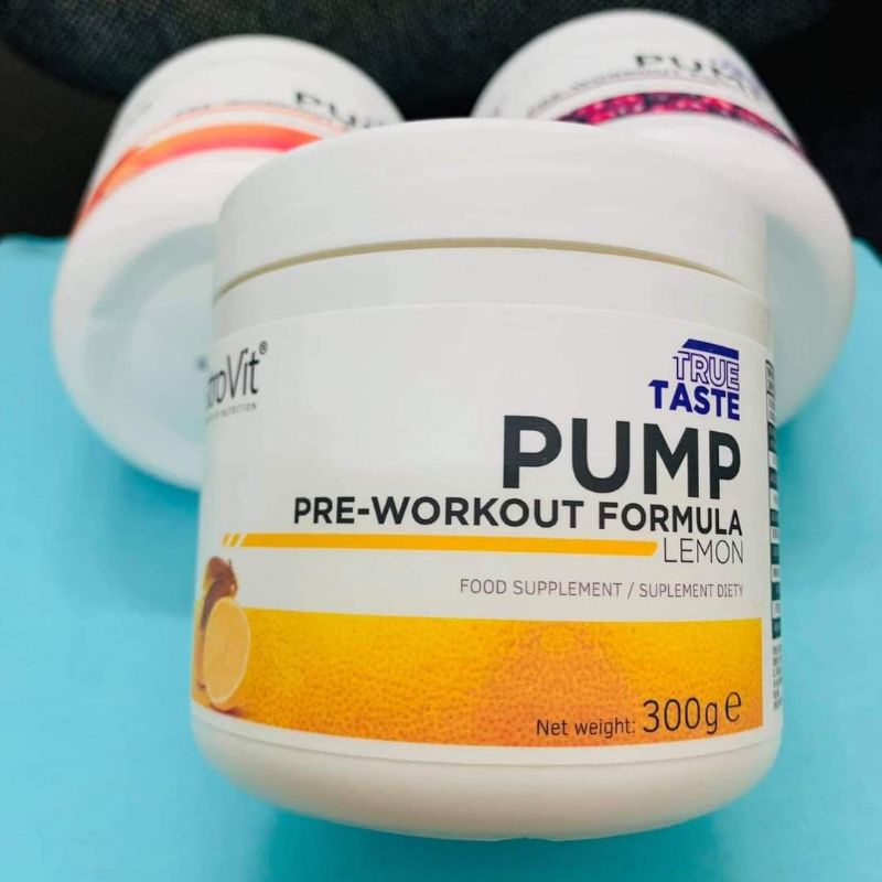 Ostrovit pump pre-workout formula tăng sức mạnh sức bền