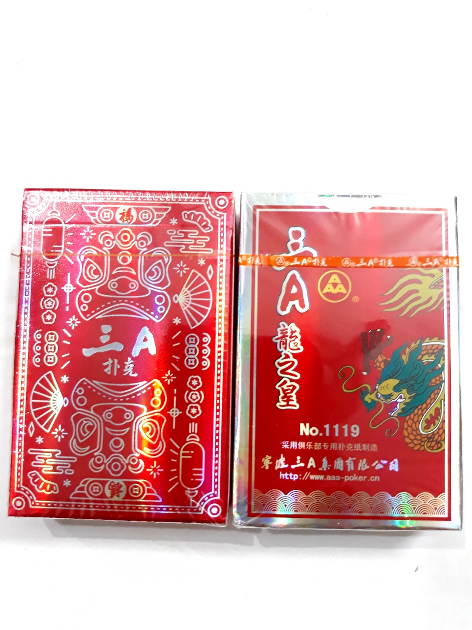 BỘ BÀI TÂY ĐỎ CỨNG, BÓNG