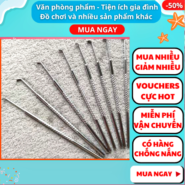 Cây lấy rái tai chất liệu thép inox không gỉ , ráy tai chất liệu thép inox không gỉ , cây lấy ráy tai inox hàng đẹp tiện dụng , dụng cụ cây lấy rái tai inox lấy dễ giá rẻ , dụng cụ làm sạch ráy tai tiện dụng , Aplusmart