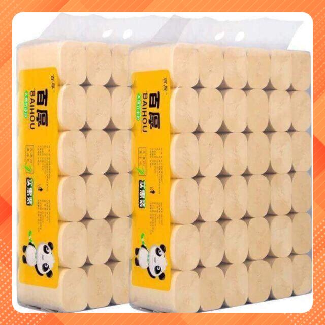Cuộn giấy than tre 1 bịch gồm 36 cuộn