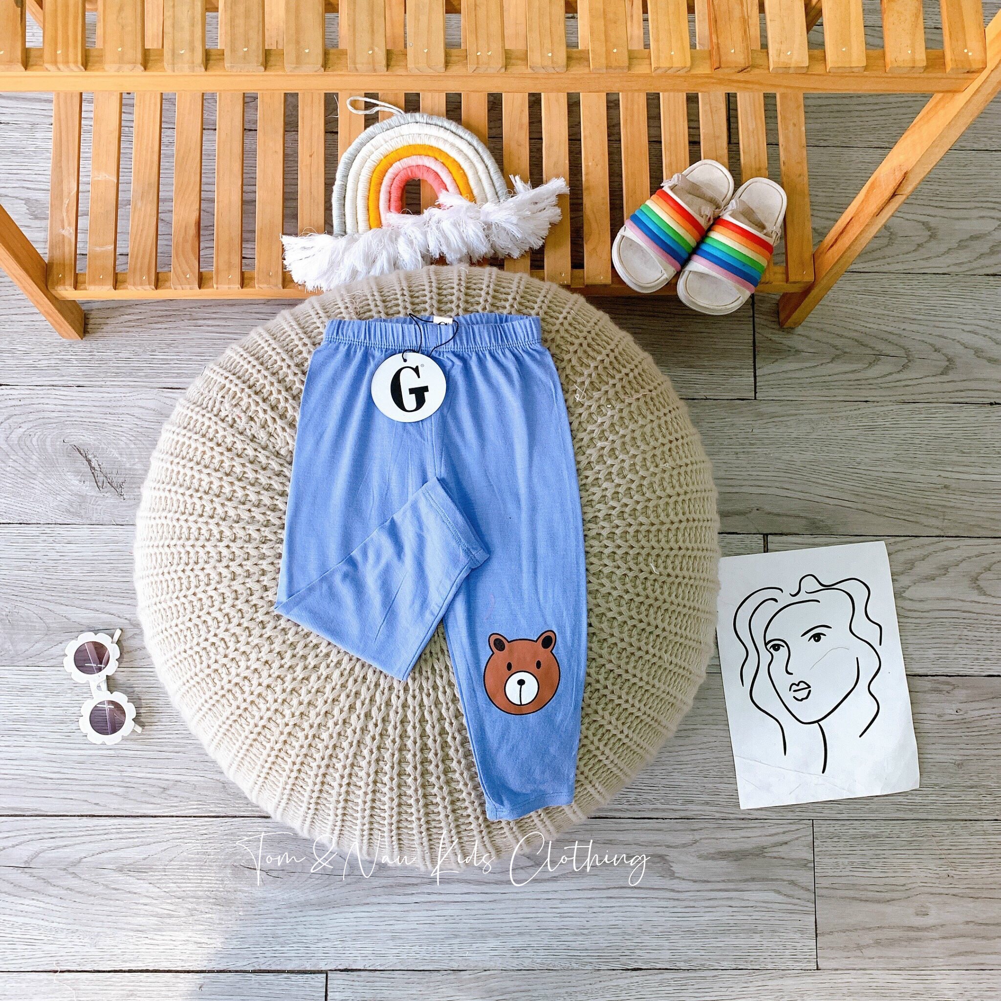 Quần leggin dài cho bé gái siêu đáng yêu