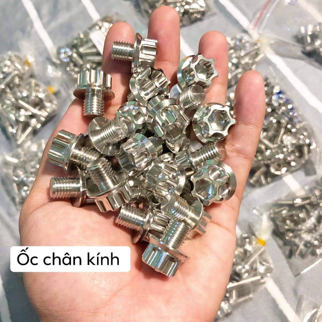 Ốc TBT 10li v1 full size 10x10 10x23 10x30 10x40 10x60 inox 304 gắn nhiều vị trí trên xe