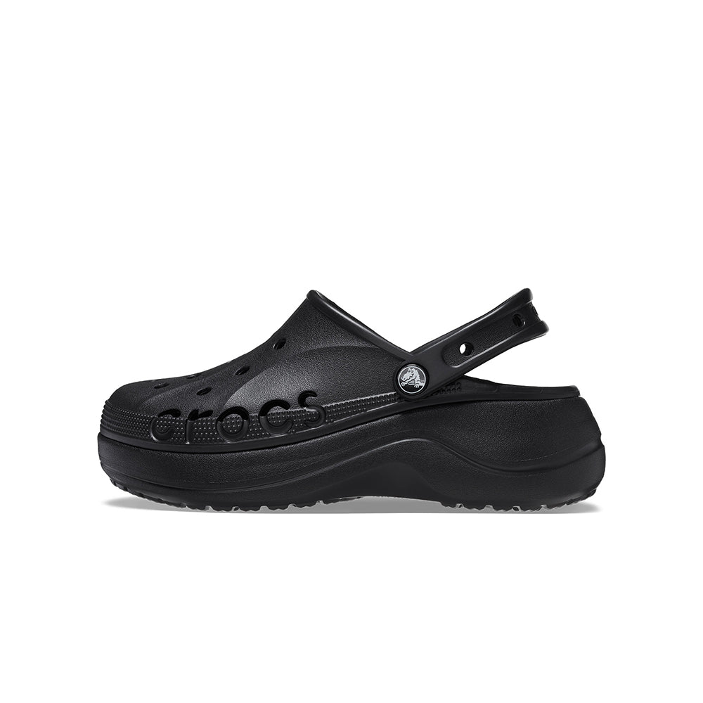 Giày Clog Nữ Crocs Baya Platform Clog - 208186-001