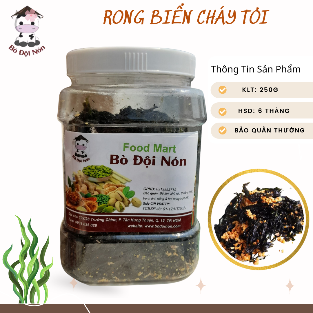1kg Rong biển cháy tỏi