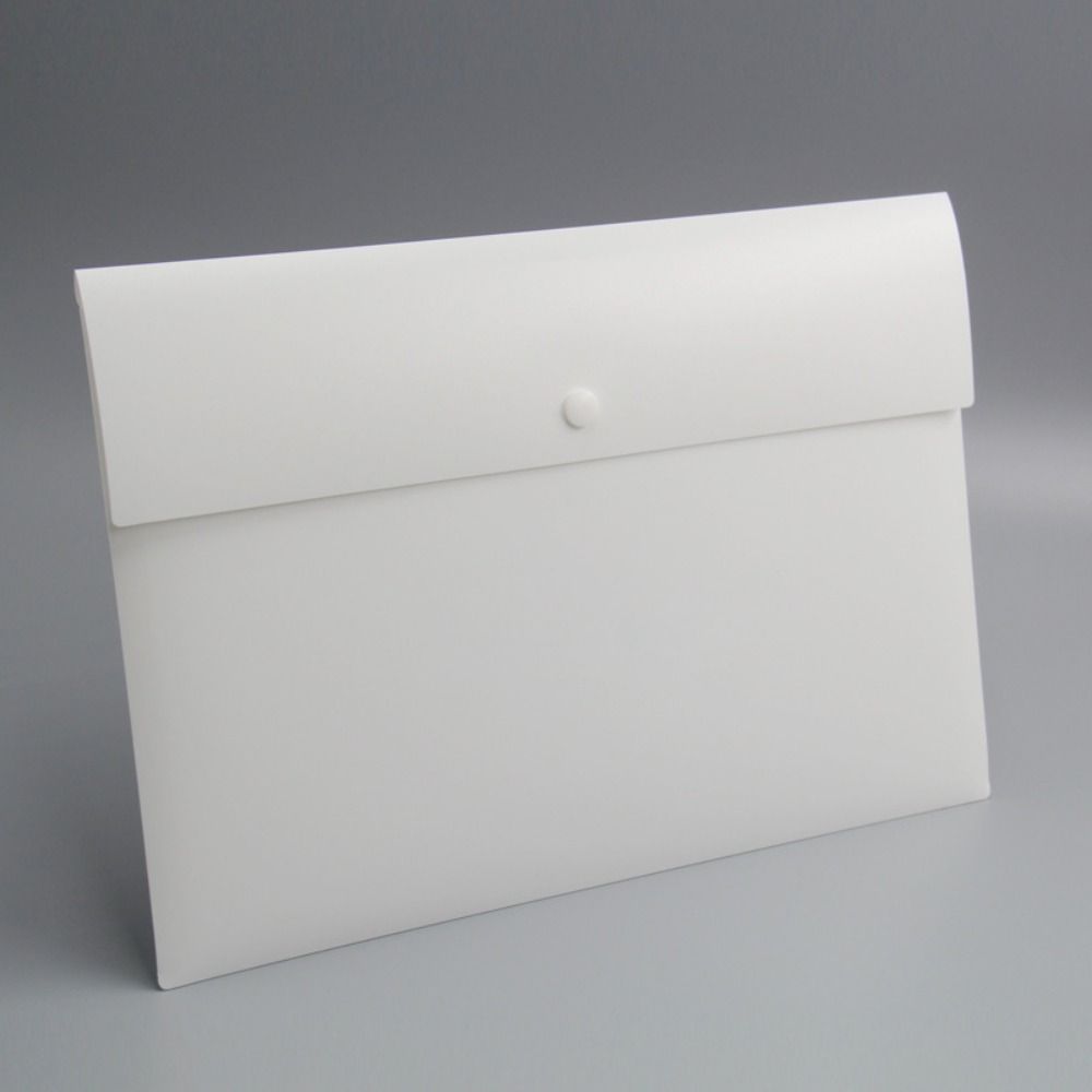 MMLUCK 1pc A4/A5 With Snap Button Closure File Folders Pouch Cosmetic Makeup Bags Document Organiser Folder Archive Folder File School Office Supplies