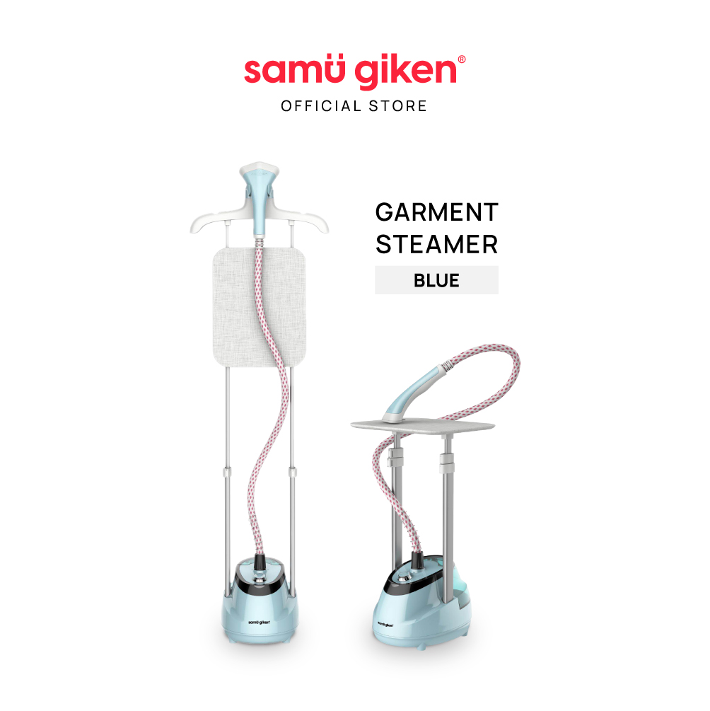 Samu Giken Garment Steamer With Double Rod, Flat Pole & Iron Board