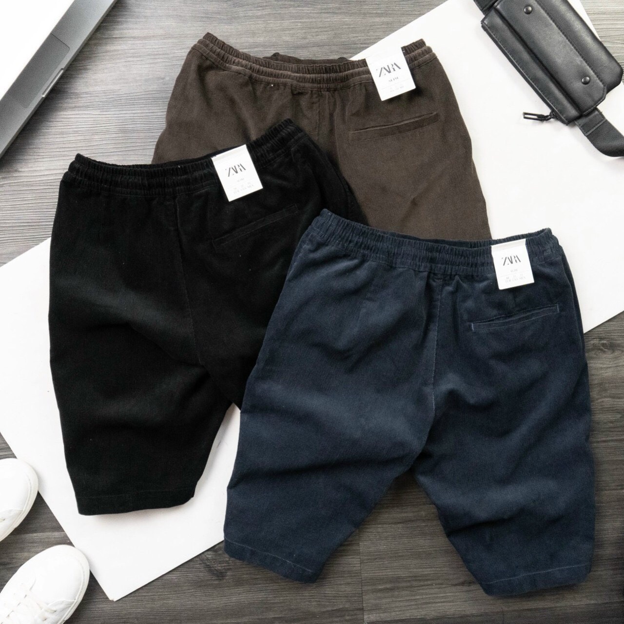 [hàng xuất dư] Quần Short nam, quần nhung Zara