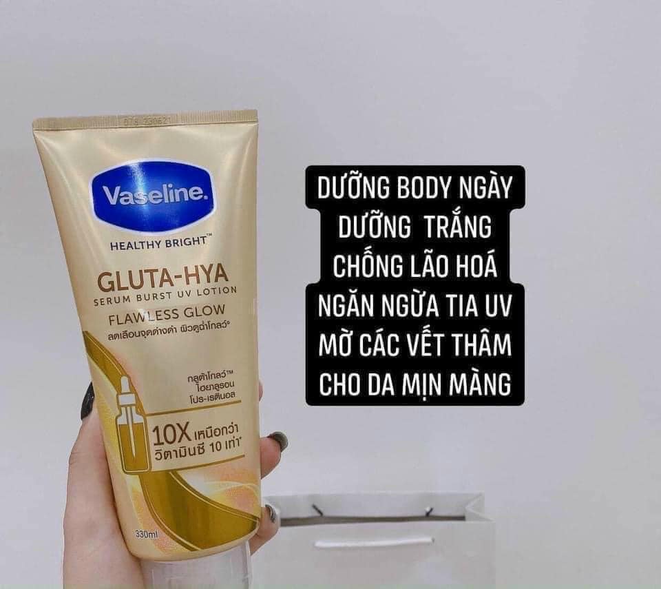 Dưỡng thể Vaseline Gluta Hya 10x