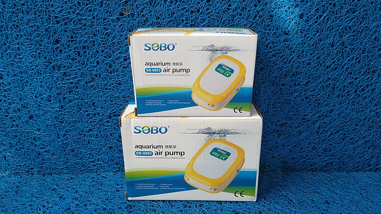 Máy sủi khí SOBO dùng cho hồ cá. (SB-9903-9905)
