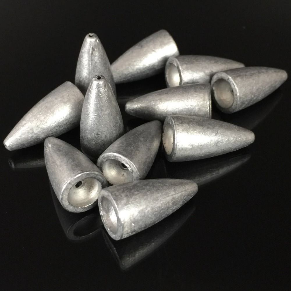 Adyqku0dh 5/10/15/20/40pcs đạn chì câu cá đáy lõm 5g-20g trọng lượng câu cá 2023 câu cá chép mồi chì rỗng câu cá chép