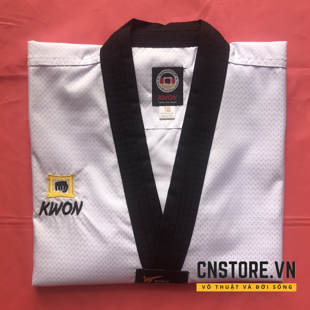 Võ Phục Taekwondo Cổ Đen Kwon Kim Cương Siêu Nhẹ Mát Mẻ | Lazada.vn
