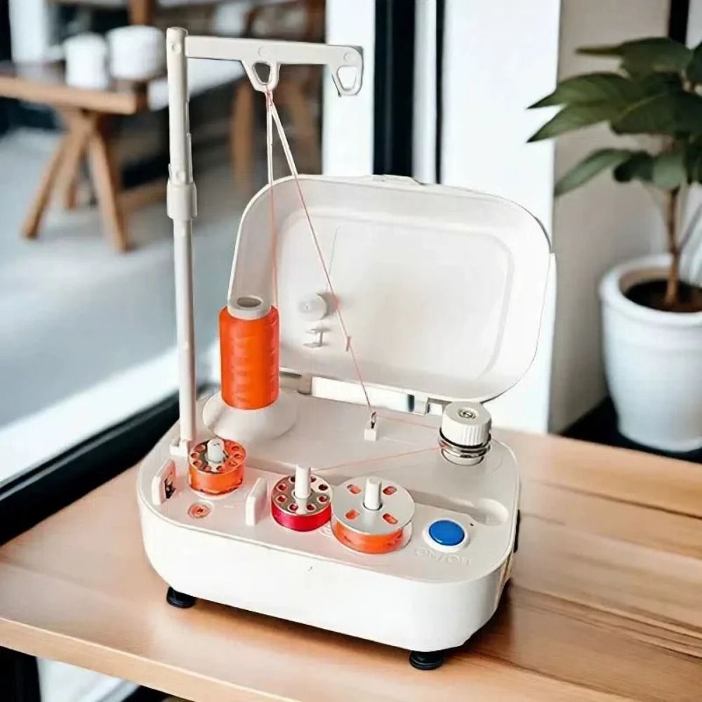 Compact Auto Stop Sensor Automatic Bobbin Winder Large Spool Thread ...