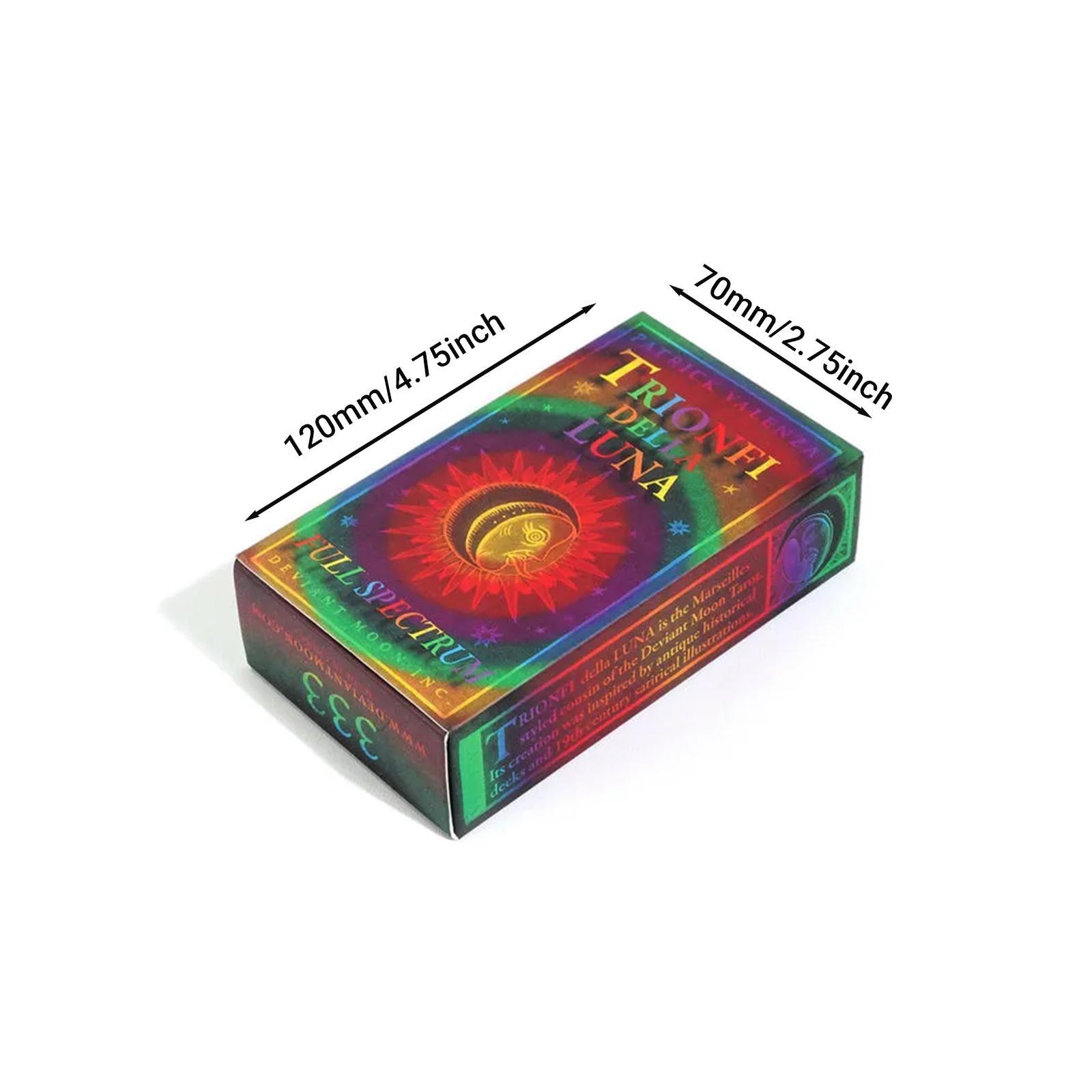12x7 Cm Trionfi Della Luna Full Spectrum Tarot