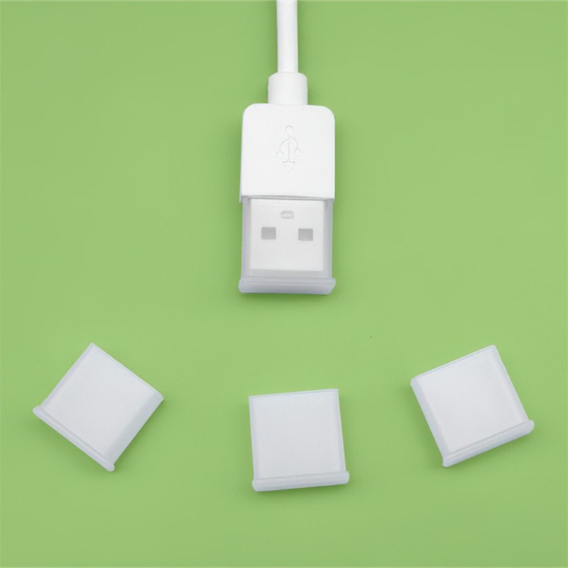 20/10/1Pcs Loại USB A Nam Chống Bụi Cắm Stopper Cap Bìa Protector USB Dòng Dữ Liệu Tay Áo Bảo Vệ USB Chống Bụi Che