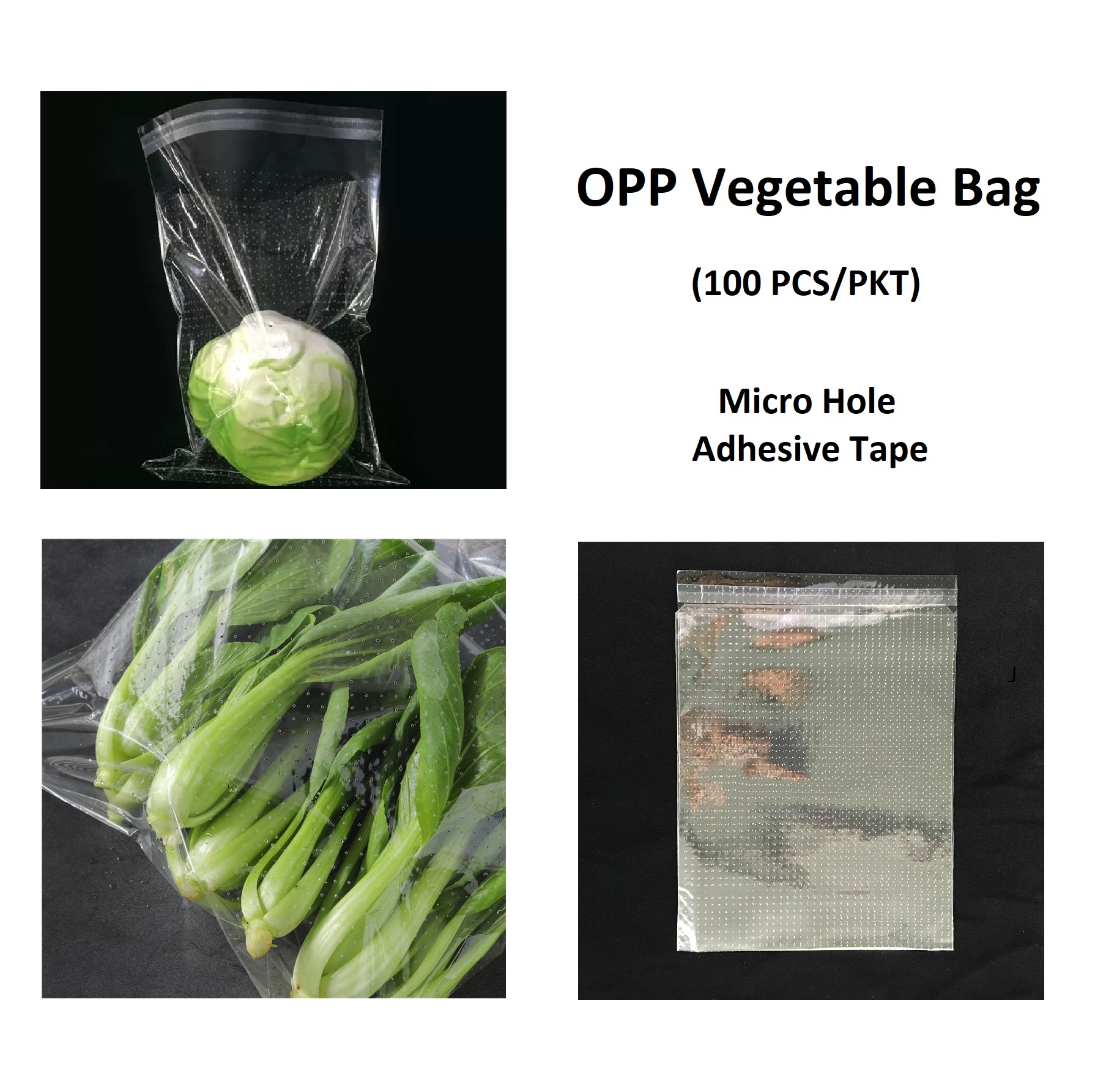 Vegetable Storage Bags pack of 12