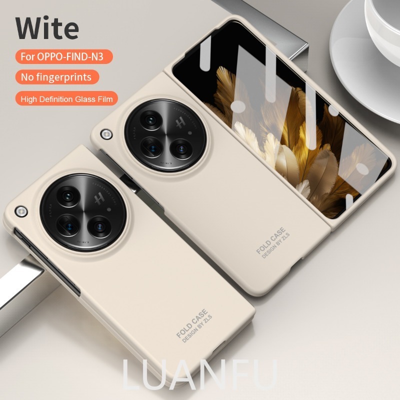 Case for OPPO Find N3 / OnePlus Open Matte Skin Feel Shell Film Integration Phone Case Anti-Fingerprint Anti-Drop Anti-Shock Protective Case