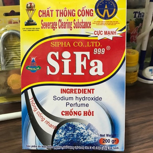 Bột Thông Tắc Cống Sifa Siêu Mạnh 200g