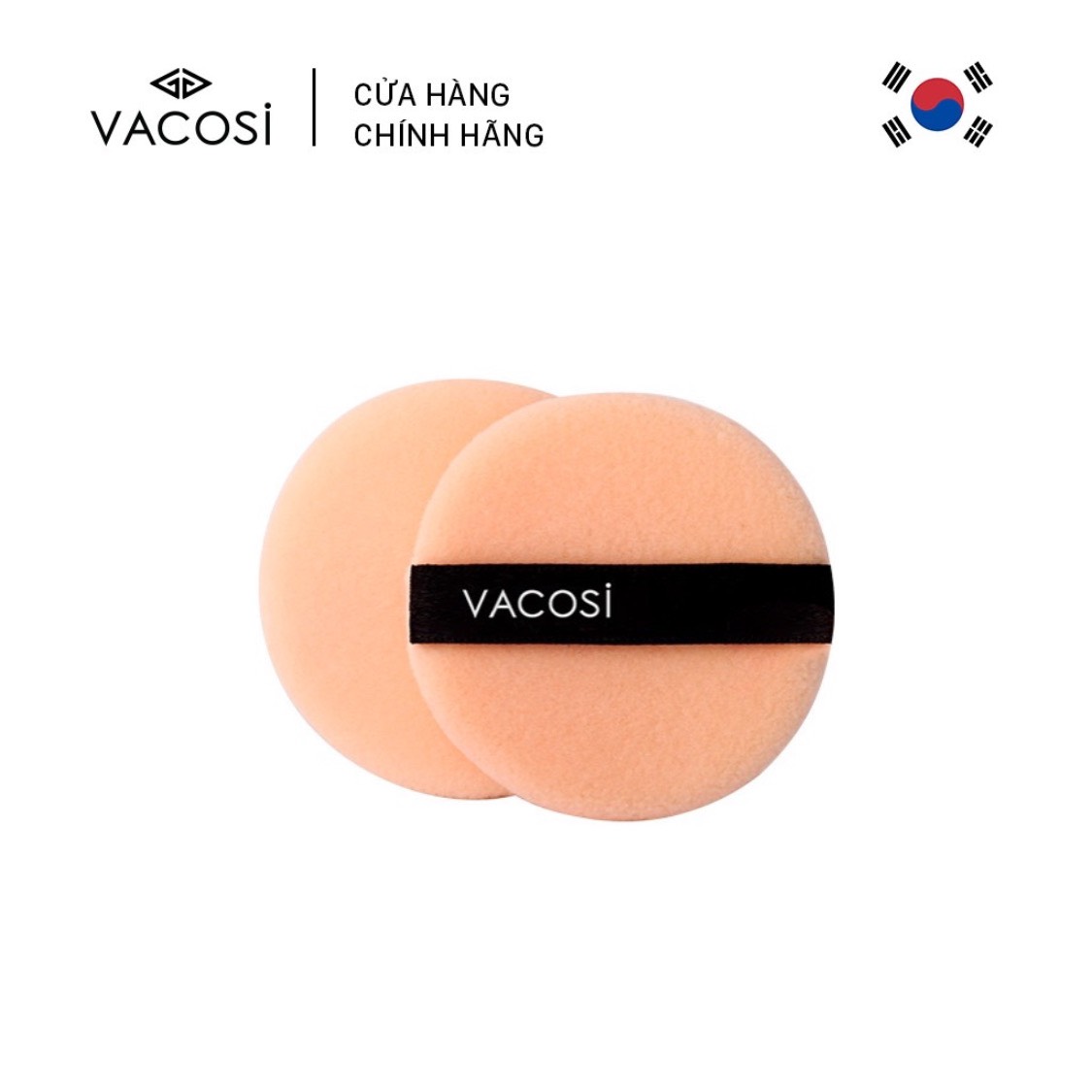 Vacosi Small Round/Square Puff