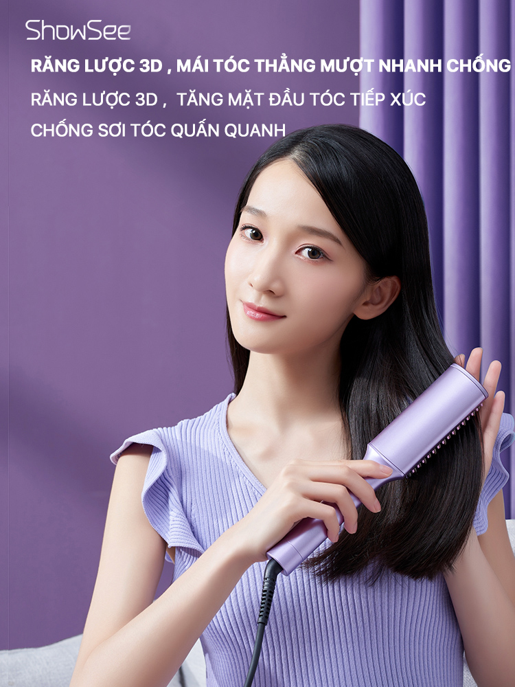 Lược Điện Chải Tóc Xiaomi Showsee E1-V Tạo Kiểu