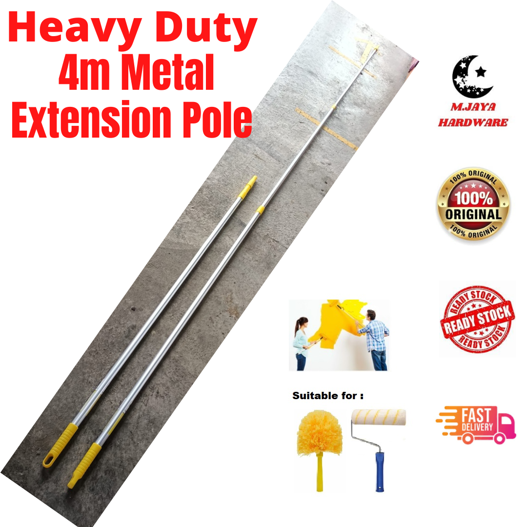 4M 5M 6M Adjustable Aluminium Extension Pole , Rod, Wall Painting