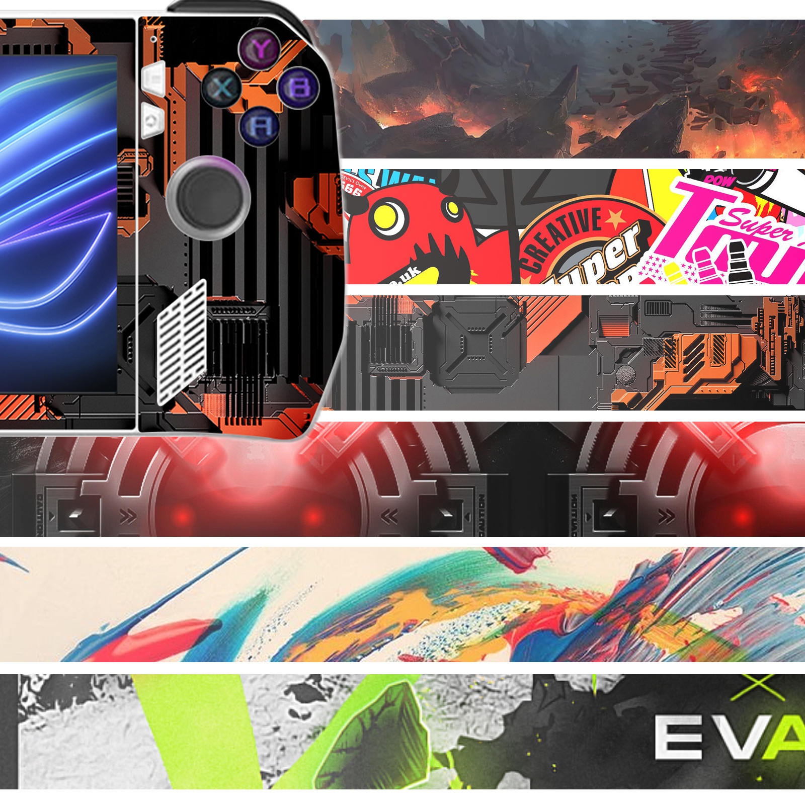 Suitable for ROG Ally Gaming Stickers for ROG Ally Gaming Scratch Protection Accessory
