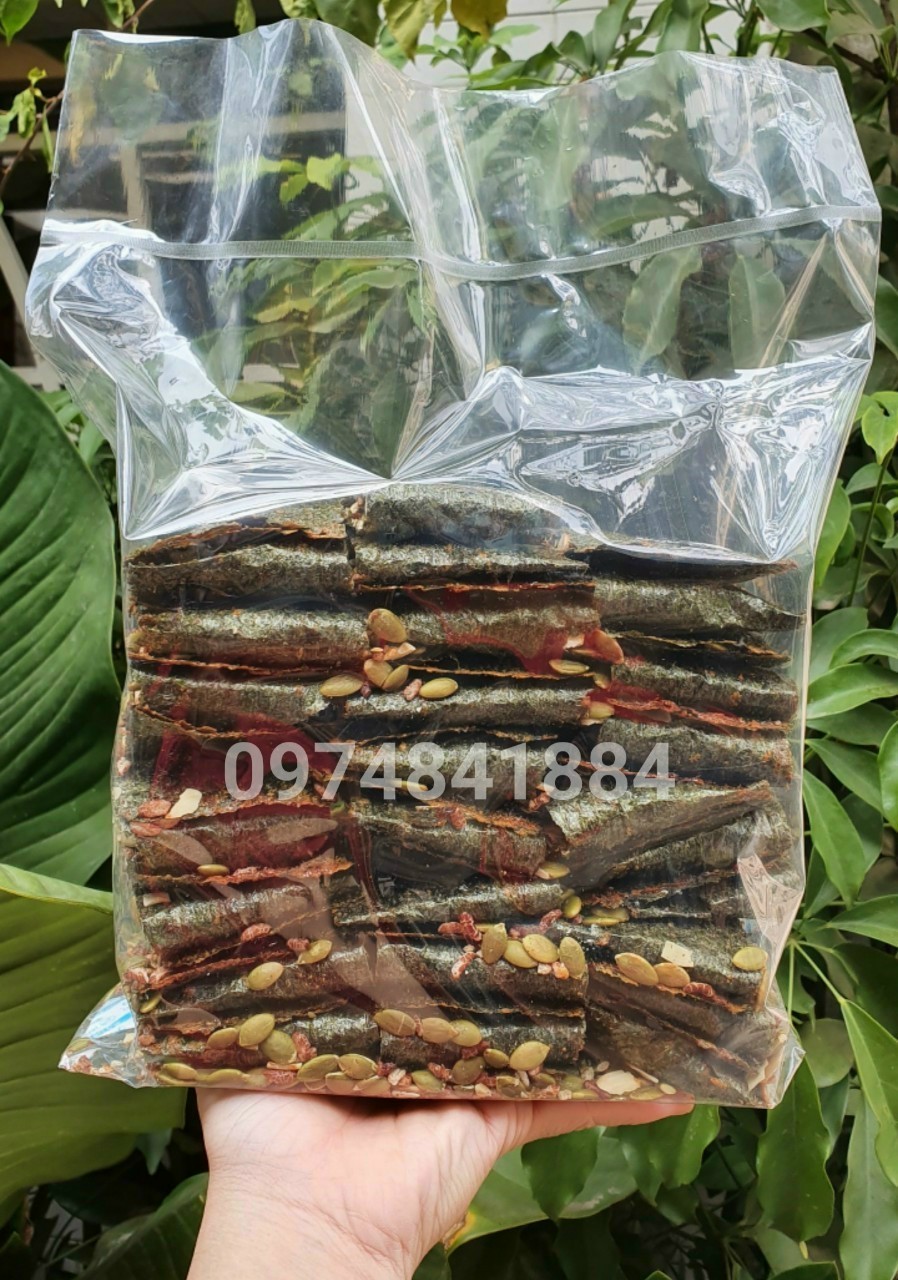 1kg rong biển kẹp hạt dinh dưỡng thơm ngon - snack rong biển tốt cho sức khỏe