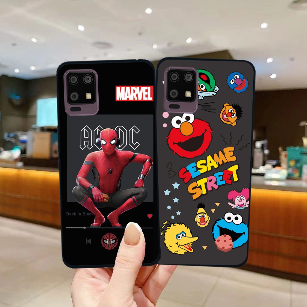 Patterned Casing Cover Sharp Aquos ZERO 6 Sharp Aquos ZERO6 Spiderman Fashion Silicone Shockproof Silicone Ultra Thin Soft TPU Phone Case