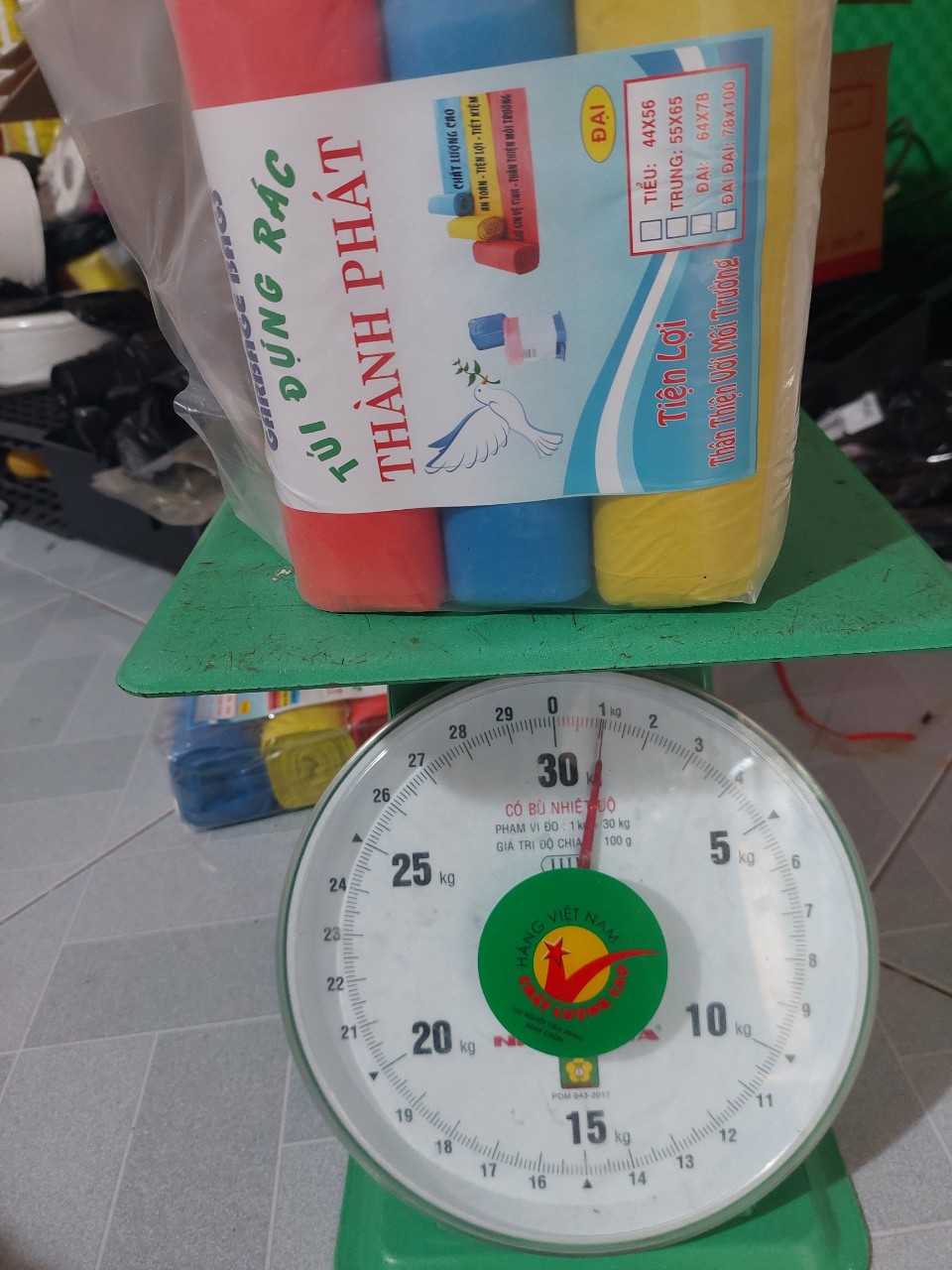 [HCM]TÚI ĐỰNG RÁC NHIỀU MÀU SIZE ĐẠI ( 64x78 )