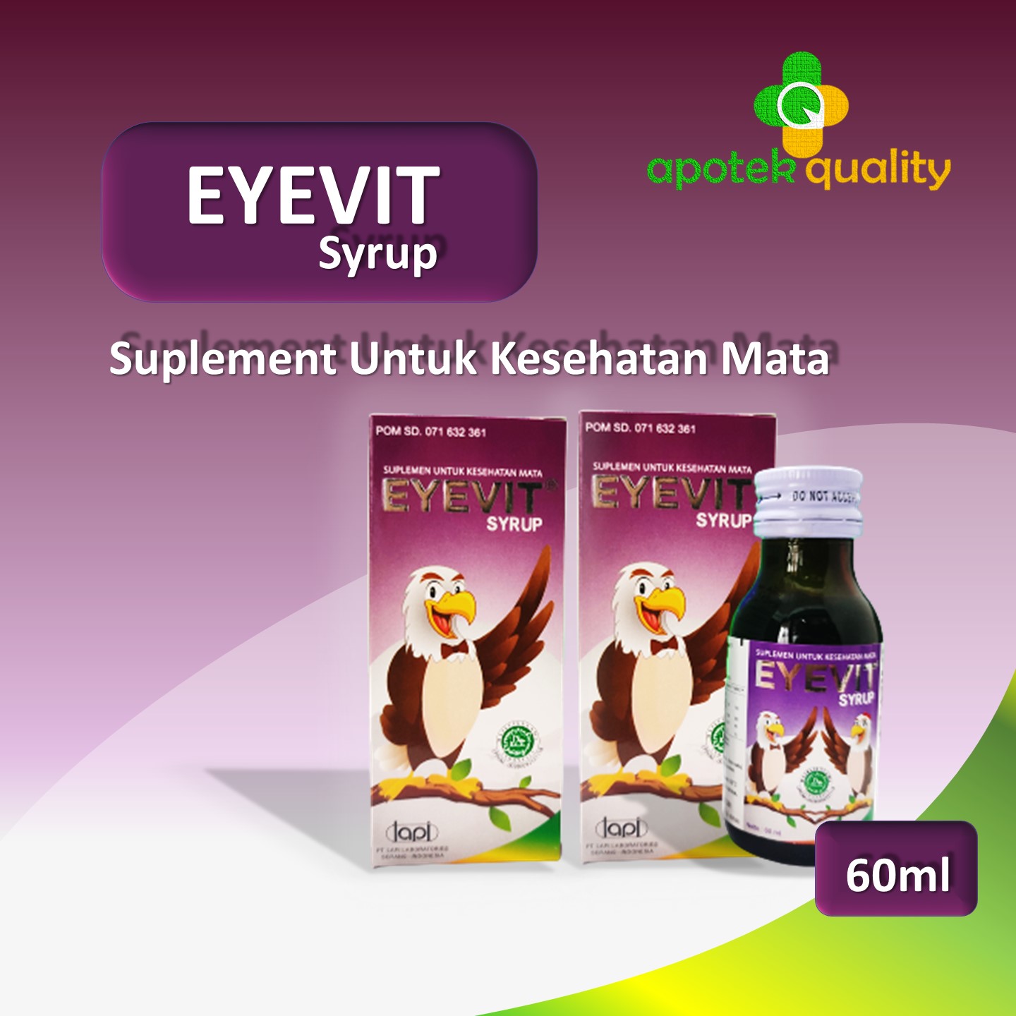 EYEVIT SIRUP 60 ML VITAMIN SIRUP MATA ANAK/DEWASA PERAWATAN MATA SIRUP